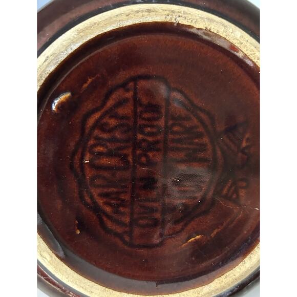 Marcrest Daisy Dot 10.5” Carafe Glaze Pitcher Pottery Jug Vase Brown Stoneware - Picture 5 of 6